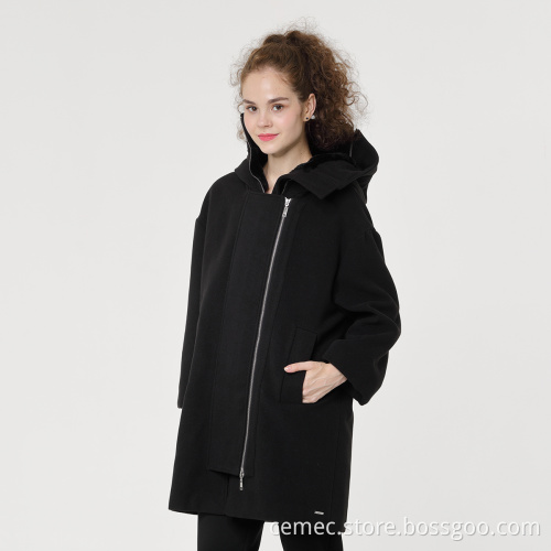 Wholesale Fashion hot style ladies warm overcoat